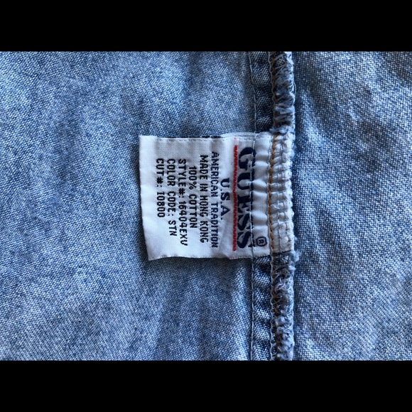 GUESS DENIM TOP - Picture 7 of 7